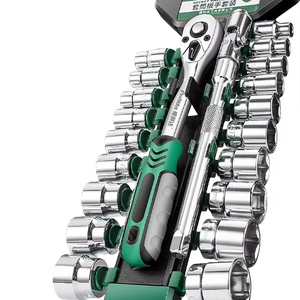 12-mảnh thiết lập <span class=keywords><strong>Ratchet</strong></span> dual-sử dụng cờ lê hai màu sắc Visco-Nhựa xử lý kết hợp - Product Image 1