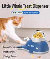 Distributeur automatique de nourriture pour animaux de compagnie, gamelles interactives intelligentes en PP et distributeur de nourriture pour chiens et chats, jouet d'alimentation lente pour chats