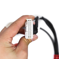 Cable Adaptador en Y de 16 Pines OBD2 para Tesla Model S, ICarsoft E2, 1 a 3, para Herramienta de Diagnóstico de Vehículos Eléctricos y Programación de ECU