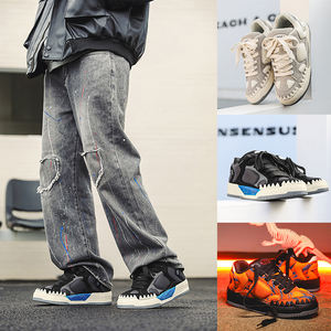 Fabricant de baskets personnalisées à faible MOQ avec logo de dinosaure, étiquettes privées, design de mode féminine, baskets OEM pour hommes - Product Image 5