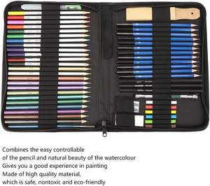 Crayons de charbon écologiques professionnels pour Halloween, ensemble de crayons en bois avec mine colorée et emballage en sac à fermeture éclair - Product Image 3