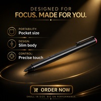 Lenovo ThinkPad Yoga Miix için Siyah Alüminyum Dokunmatik Kalem