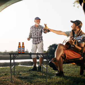 Piccolo tavolo da campeggio pieghevole portatile leggero nero - Product Image 6