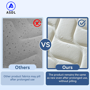 Fabrika toptan 160x200cm sıcak satış kral yatak doğal lateks bellek köpük cep yaylı şilte - Product Image 5