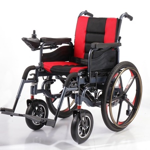 Portable bike <strong>price</strong> of light steel disabled electric <strong>Handbike</strong> travel folding wheelchair - Product Image 6
