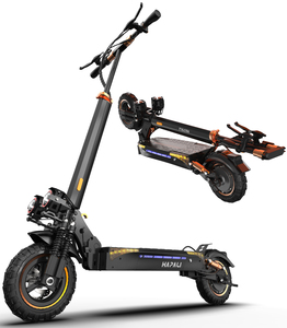 Scooter Eléctrico de Doble Motor, 1200W, 48V, 31 Millas de Autonomía, Capacidad de 120 kg, Plegable, Aluminio, Suspensión, Frenos de Disco, A16, Scooter de Dos Ruedas - Product Image 3