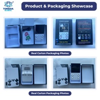 Konsol Game Genggam R36 Ultra Open Source WIFI Pertarungan Dua Pemain Permainan 3D Nuansa Arcade 128GB 40000+ Permainan Retro OEM
