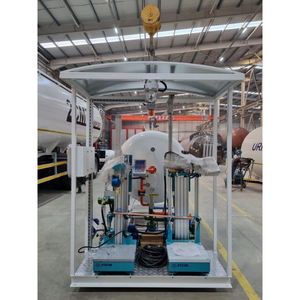 Estación Móvil de Llenado de Cilindros de GLP de 20000 Litros con Sistema de Báscula Montado en Plataforma y Bomba Antiexplosiva para Planta de Recarga de Gas Propano - Product Image 1
