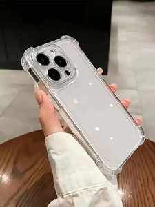 Custodia di Lusso Antiurto Trasparente in PC con <span class=keywords><strong>Bumper</strong></span> per <span class=keywords><strong>iPhone</strong></span> 15 14 13 <span class=keywords><strong>12</strong></span> 11 Pro Max X Xs XR Max 7 8 Plus, Cover in Acrilico - Product Image 1