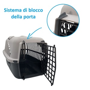 Cage de transport pour petits animaux 32x47x32 cm avec panneaux de ventilation - Product Image 3