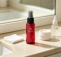 DY-E-117 Flacon pulvérisateur rechargeable en PET de 50 ml, vaporisateur fin portable pour cosmétiques, conteneur pour tonique, brume faciale, emballage pour soins de la peau