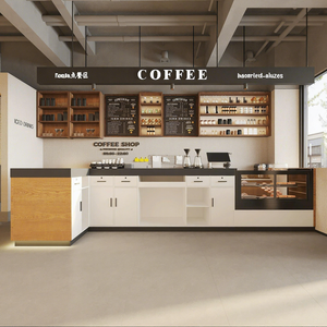 Mostrador de Exhibición para Cafetería con Iluminación LED Personalizada, Diseño Llave en Mano para Cafeterías B2B, Instalación y Proyecto Personalizado de Fábrica - Product Image 5