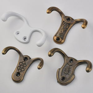 Zinc Alloy Retro Wall Mount Hooks Heavy Duty For <b>Cabinet</b> Bathroom Drawer Storage - Product Image 1