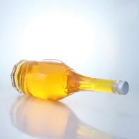 Bouteilles en verre de qualité supérieure personnalisées de 700 ml, 750 ml, 1000 ml avec bouchon en liège pour champagne, vin, eau pétillante