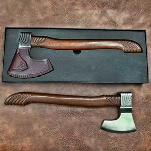 Cuchillo Táctico de Combate Personalizable de Alta Calidad con Hoja de Acero Inoxidable, Funda de Cuero OEM, Mango de Cuerda, Grosor de 10 mm, DIY - Product Image 5