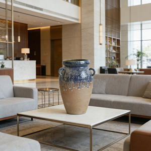 Vase à fleurs en <span class=keywords><strong>terre</strong></span> <span class=keywords><strong>cuite</strong></span> rustique, ornements en céramique à eau courante, cadeau <span class=keywords><strong>de</strong></span> pendaison <span class=keywords><strong>de</strong></span> crémaillère, <span class=keywords><strong>pot</strong></span> décoratif, <span class=keywords><strong>support</strong></span> pour arrangement floral - Product Image 5