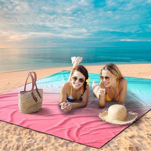 Tapete de Picnic Ligero Antiarena para Actividades al Aire Libre en la Playa, Mini Tapete Plegable Impermeable para Acampar en la Playa, <span class=keywords><strong>Manta</strong></span> de Bolsillo - Product Image 6