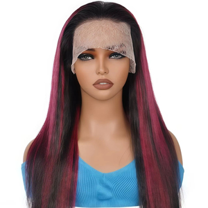 วิกผมแท้แบบผูกเชือกด้านหน้า 13x4 ความหนาแน่น 180% ผู้จัดจำหน่ายยอดนิยม วิกผมแบบไม่ต้องใช้กาว วิกผมแท้เวียดนามจากอาลีบาบา - Product Image 1