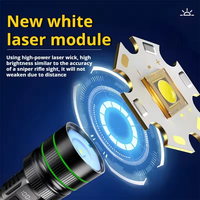 Lampe de poche LED puissante à longue portée, torche rechargeable à zoom, lampe à lumière forte, lanterne portable d'extérieur, étanche