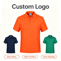 Groothandel Gebreide Heren Voor Shirts Effen Blanco Unisex Custom Logo Golf Business Shirts Uniform Anti-Rimpel Korte Mouw