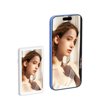 Moniteur de selfie magnétique sans fil rechargeable pour téléphone, écran de 4,02 pouces avec chargement Type-C pour Android et mise en miroir en temps réel