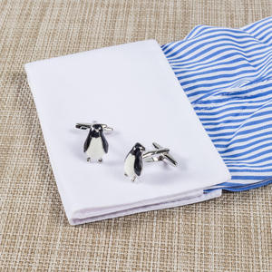 Mancuernillas Divertidas con Diseño de Animales de Alta Calidad, Listas para Enviar, Mancuernillas de Latón y Cobre para Camisas de Hombre - Product Image 4