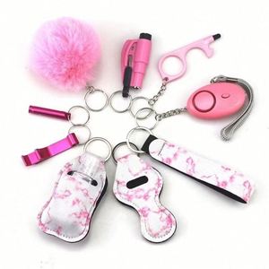 Nuevo Llavero de Defensa Personal con Diamantes Brillantes, Juego de Herramientas de Defensa con Cristales Brillantes, Llavero de Defensa Personal Brillante al por Mayor - Product Image 6