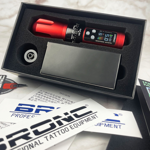 BRONC X2 Macchinetta per Tatuaggi Wireless di Alta Qualità con Display Temperato, Motore Svizzero, Corsa Regolabile 2.6-4.0MM - Product Image 6