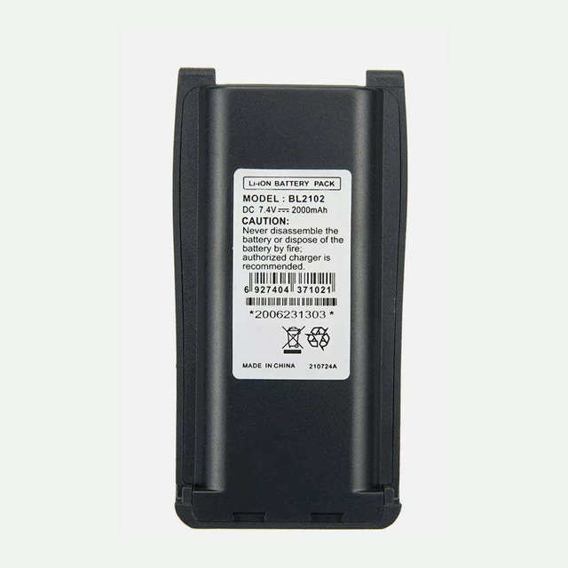 Wholesale Walkie Talkie 2000   Battery BL2102 HYT TC-700 Series TC-700U_TC-700P_TC-780_TC-780M Two Way Radio 7.4VBlack