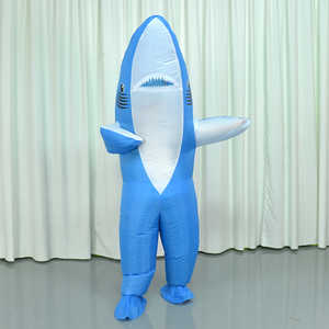 <span class=keywords><strong>Costume</strong></span> de requin <span class=keywords><strong>gonflable</strong></span> personnalisé à prix bon marché pour enfants fête d'halloween avec promotion de personnes animées - Product Image 5