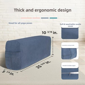 Coussin de <span class=keywords><strong>Yoga</strong></span> Rectangulaire en Mousse pour <span class=keywords><strong>Yoga</strong></span> Yin, Méditation, Étirements, Maison, Studio, Fitness - Product Image 3
