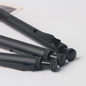 Bolígrafo Personalizable de Metal Negro para Negocios, Ancho de Escritura de 1.0 mm, Regalo Corporativo con Logotipo Personalizado - Product Image 2