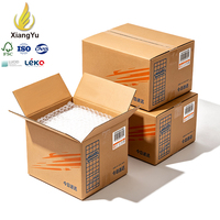 Boîte d'expédition en carton ondulé en gros, taille personnalisée, imprimée, pour le commerce électronique et la logistique