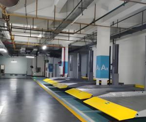 La tecnología hidráulica avanzada impulsa la plataforma elevadora <span class=keywords><strong>de</strong></span> estacionamiento <span class=keywords><strong>de</strong></span> dos niveles Maihaisheng - Product Image 1