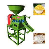 Mini décortiqueuse de riz de haute qualité combinée usine de fraisage Portable broyeur de blé fraiseuse de riz commerciale