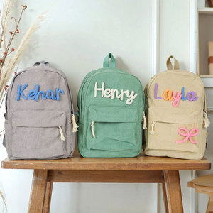 <span class=keywords><strong>Mochila</strong></span> <span class=keywords><strong>Infantil</strong></span> Personalizada <span class=keywords><strong>con</strong></span> <span class=keywords><strong>Nombre</strong></span>, Bolsa de Libros para Niños Pequeños, <span class=keywords><strong>Mochila</strong></span> Escolar para Niños - Product Image 3
