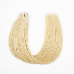 K.S WIGS Extensions de cheveux naturels vietnamiens à bandes adhésives, 100% cheveux humains Remy avec cuticules alignées, trame invisible doublement tirée - Product Image 3