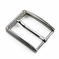 Boucle de ceinture carrée haut de gamme en alliage de zinc de 35 mm pour homme avec design personnalisé en gros
