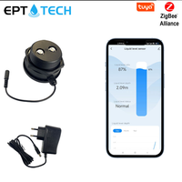 Instruments de mesure de niveau de liquide TLC2206-ZB, moniteur de réservoir d'eau intelligent Tuya Zigbee à ultrasons, application et télécommande