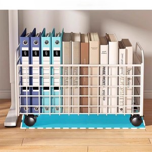 Estante <span class=keywords><strong>de</strong></span> Almacenamiento - Estantería para Libros - con Ruedas Móviles - Debajo del Escritorio - Estante para Libros - Estante para Mochilas - Product Image 3