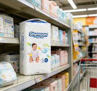 Magic Tape Vente en Gros Absorbant Couches de Nuit Jetables Vente en Gros Echantillon Ultra Gratuit Couches pour Bébé en Tissu Non Tissé