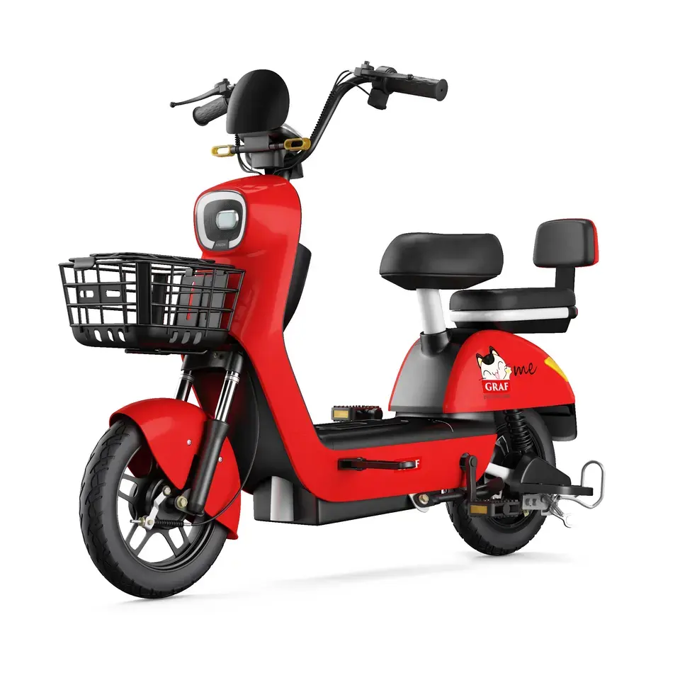 500ワットのモーターを取り付けることができますリチウム電池電動自転車新モデル電動スクーター20A電池電動自転車