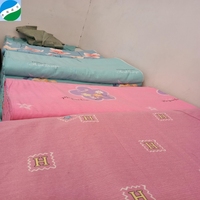Draps de lit en coton de qualité B, surplus de draps, pièce de coupe, tissu en stock, prix de gros