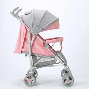 Poussette légère à double poignées pour bébé poussette pliante de taille compacte - Product Image 4