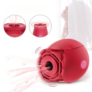 Adult 10-Speed <strong>Clitoral</strong> <strong>Suction</strong> Masturbator with Jumping Effect Silicone Rose Vibrator for Egg Breast <strong>Stimulator</strong> Women's Sex Toy - Product Image 1