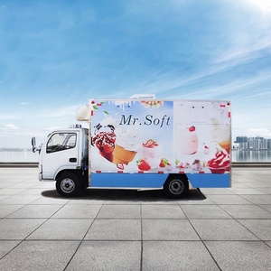 Mobile Popsicle <strong>Rolled</strong> Ice Cream 304 Stainless Steel <strong>Cart</strong> With Freezer for Sell Cold Drinks - Product Image 3