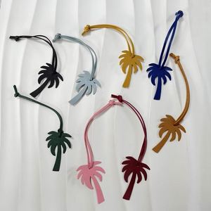 Colorful <b>Charm</b> Fashion Mini Coconut Tree Pendant Pu Leather <b>Bag</b> Accessory for Women Gift Giving - Product Image 2