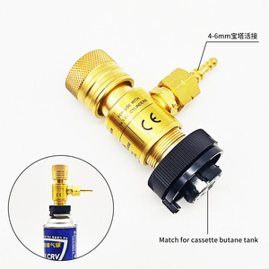 Regulador de Gas LPG de Cobre, Adaptador de Cilindro de 14.1 Oz para Tanque de Propano - Product Image 4
