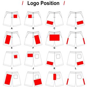 QZFSO Fabricante Logotipo personalizado Imprimir Bermudas Pantalones de gran tamaño Deporte Unisex Poliéster Pantalones de chándal Malla Pantalones cortos para hombre - Product Image 6