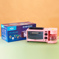 D livraison rapide four électrique fabricant multifonctionnel faire du café toast oeufs frits 3 en 1 petit déjeuner fabricant